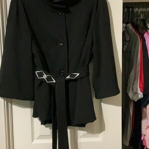 Simply Chloe Dao Black Belted Jacket